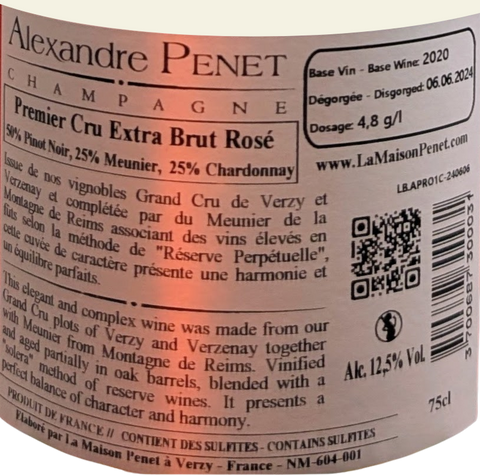 Alexandre Penet Premier Cru Rosé
