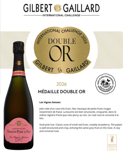 Rosé Les Vignes Goisses 2021, Grand Cru